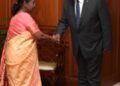 गुयाना के प्रधानमंत्री ब्रिगेडियर (सेवानिवृत्त) मार्क फिलिप्स ने राष्ट्रपति श्रीमती द्रौपदी मुर्मू से की मुलाकात