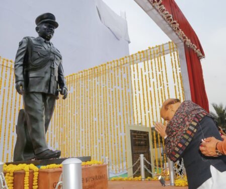 जनरल बिपिन रावत भावी पीढ़ियों के लिए सदैव प्रेरणास्रोत रहेंगे: श्री राजनाथ सिंह
