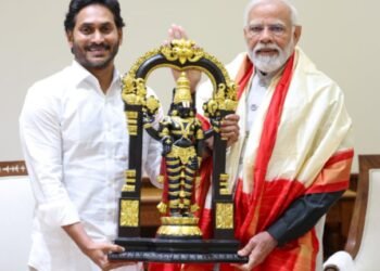 आंध्र प्रदेश के मुख्यमंत्री ने प्रधानमंत्री से मुलाकात की