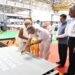 रक्षा सचिव ने भारतीय नौसेना के लिए फ्लीट सपोर्ट जहाजों की पहली स्टील कटिंग समारोह की अध्यक्षता की