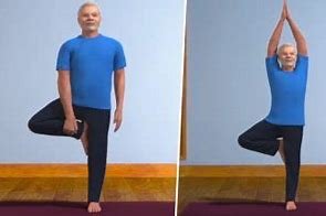 PM MODI ने आगामी YOGA DAY के मद्देनजर वृक्षासन योग का वीडियो किया साझा