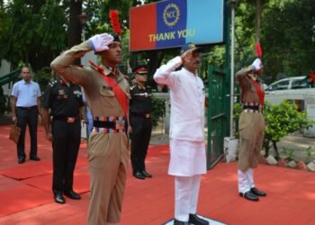 रक्षा राज्य मंत्री संजय सेठ ने आज पश्चिम बंगाल और सिक्किम एनसीसी निदेशालय का किया दौरा