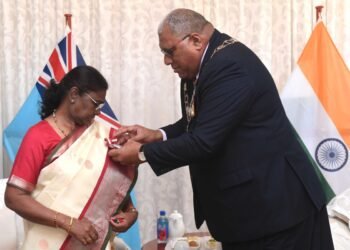 प्रधानमंत्री ने राष्ट्रपति को फिजी के सर्वोच्च नागरिक पुरस्कार से सम्मानित किए जाने पर बधाई दी