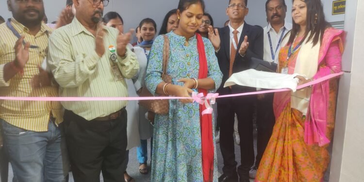 NSCBI AIRPORT में हुआ नवनिर्मित शौचालय ब्लॉक का उद्घाटन