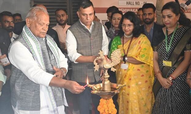 जीतन राम मांझी ने 43वें भारत अंतरराष्ट्रीय व्यापार मेले 2024 में “एमएसएमई मंडप” का किया उद्घाटन