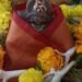 डिवाइन ब्लेसिंग अकादमी में हुई गोबर से निर्मित माँ सरस्वती की पूजा