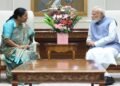 दिल्ली की मुख्यमंत्री रेखा गुप्‍ता ने प्रधानमंत्री नरेंद्र मोदी से की मुलाकात