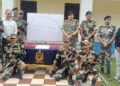 मुर्शिदाबाद में बीएसएफ ने 1.09 करोड़ रुपये मूल्य के सोने के बिस्कुट किए जब्त