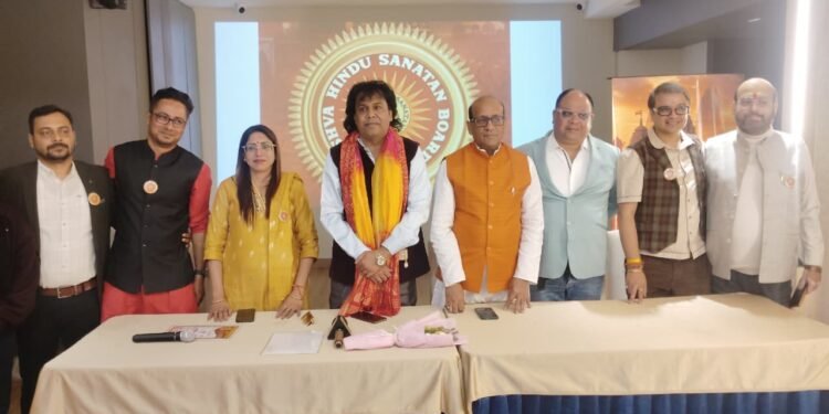 विश्व हिंदू सनातन बोर्ड ने पश्चिम बंगाल में नई नेतृत्व टीम की घोषणा की