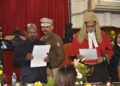 राज्‍यपाल बोस ने सुजॉय पॉल को कलकत्ता उच्च न्यायालय के मुख्य न्यायाधीश के रूप में द‍िलाई शपथ