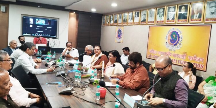 अखिल भारतवर्षीय मारवाड़ी सम्मेलन के सभागार में दरकते रिश्ते-टूटते संबंध में महिलाओं की भूमिका विषय पर संगोष्ठी का हुआ आयोजनव