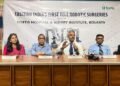 फोर्टिस हॉस्पिटल एंड किडनी इंस्टीट्यूट के सर्जनों ने 1,500 किमी दूर रहकर टेलीरोबोट‍िक-सर्जरी के माध्‍यम से की सफल सर्जरी
