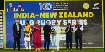 खेल मैत्री के 100 वर्ष : राजगीर में रग्बी के माध्यम से एकजुट हुए भारत और न्यूज़ीलैंड